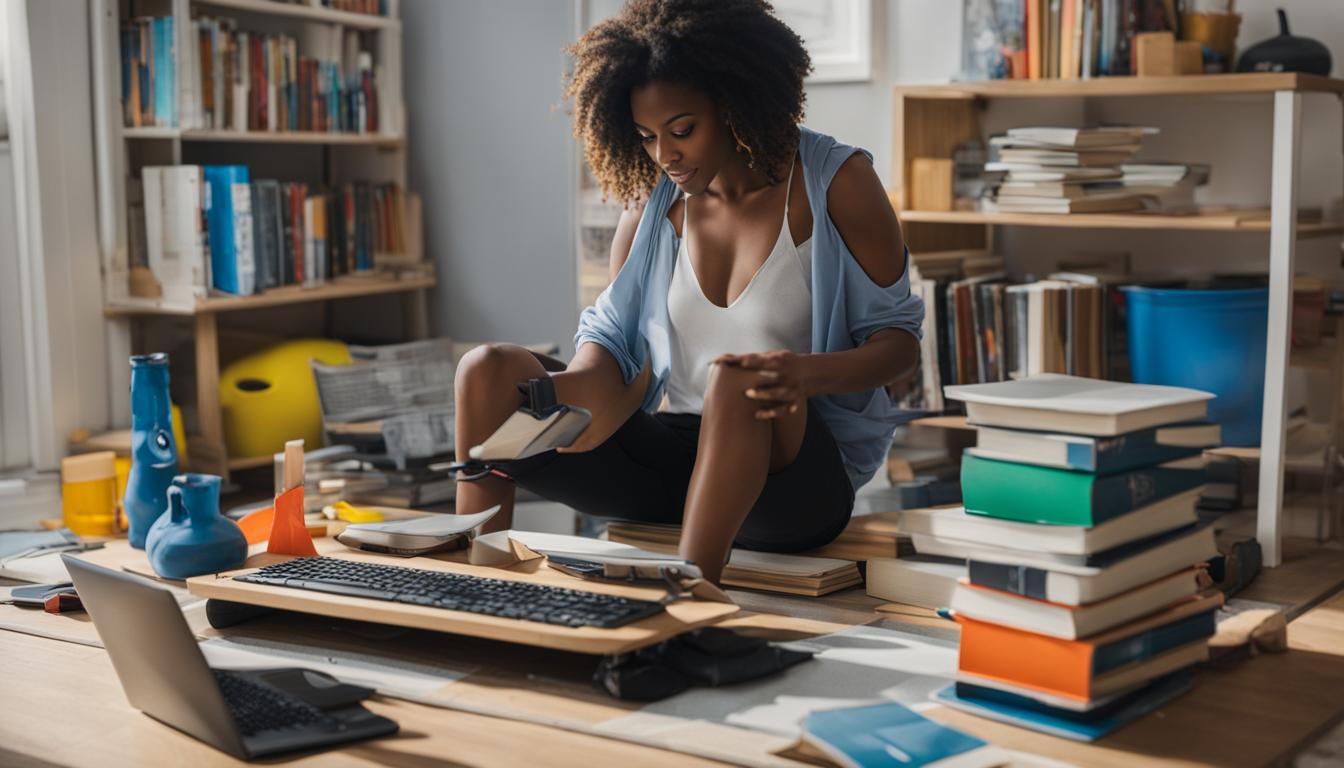 how to exercise while working at a desk