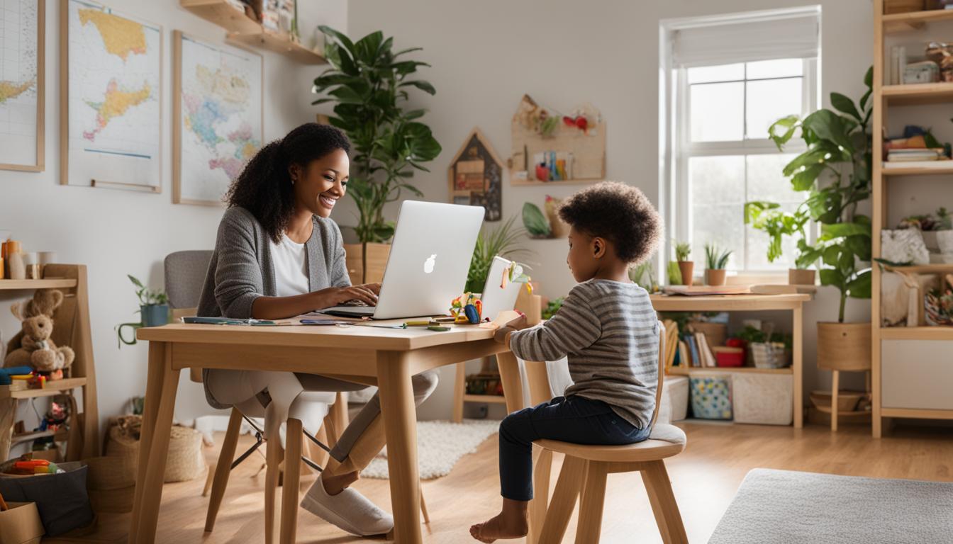 how to work from home with kids